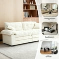 thumbnail image 5 of 84" Modern Chenille Loveseat - Pocket Spring & Memory Foam Sofa for Home/Office, 5 of 8