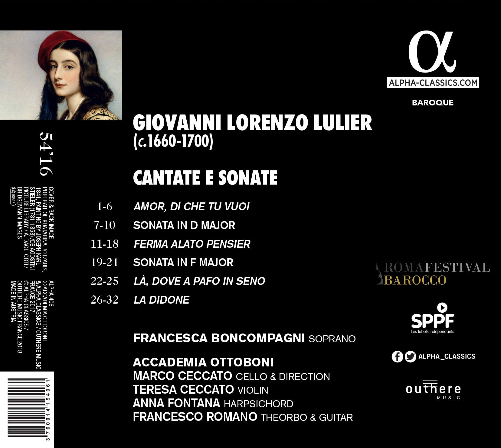 Lulier / Ceccato - Cantate E Sonate - Music & Performance - CD
