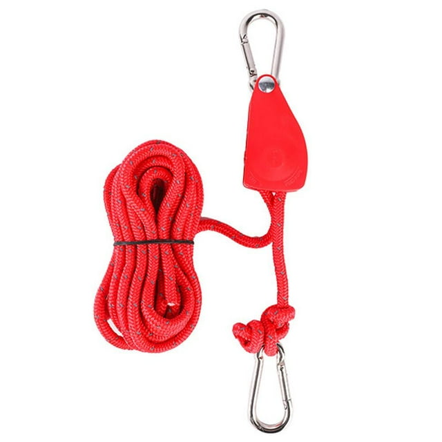 SharkTRUE Outdoor Camping Canopy Wind Rope Tensioner Thick Reflective Tent Buckle Fixed Pulley Wind