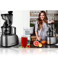 thumbnail image 2 of Nutrichef PKSJ40 Stainless Steel Countertop Masticating Slow Juicer & Drink Maker, 2 of 4