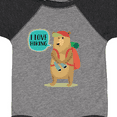 thumbnail image 4 of Inktastic Hiker Backpacking I Love Hiking Boys or Girls Baby Bodysuit, 4 of 5