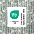thumbnail image 7 of NICOLE MILLER NEW YORK Corin Distressed Indoor Outdoor Area Rug, UV Fade Resistant, Low Pile, Aqua/Cream, 5'2"x7'2", 7 of 7