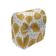thumbnail image 1 of Summer Orange Stand Mixer Cover, Fruit Motifs of Papaya and on Plain Background Pattern, Kitchen Appliance Organizer Bag Cover with Pockets, 5 Quarts, Pale Orange Black, by Ambesonne, 1 of 4