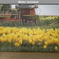 thumbnail image 6 of Ambesonne Windmill Place Mats Set of 4, Serene Garden Tulips, Standard Size, Multicolor, 6 of 6