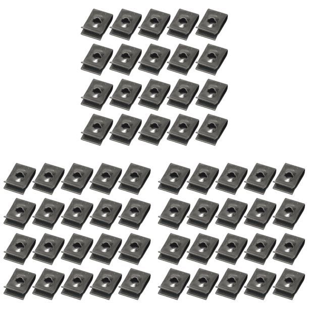 Clip de Metal tipo U Clips de sujeción fijos ojal de sujeción para tablero de hojas 20 piezas