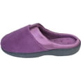 thumbnail image 4 of Roxoni Women's Comfort Slip On Memory Foam French Terry Lining Indoor Outdoor Purple 10.5/11, 4 of 5