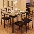 thumbnail image 2 of QinaQin Dining Table Set for 4, 5 Piece Kitchen Dining Room Table Set with Upholstered Seats, 2 of 8