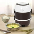 thumbnail image 6 of MONIPA Electric Lunch Box 3 Layer Food Heater Portable Heating Lunch Box Rice Cooker Insulated Lunch Box 2L, 6 of 6