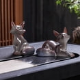 thumbnail image 4 of Homelife Tea Pet Color Changing Fox Resin Handcrafted Lucky Feng Shui Decoration with Hot Water Good Luck Symbol Teatable Teahouse Ornament, 4 of 13
