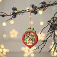 thumbnail image 3 of xiaxaixu Christmas Wood Pendant with Light, Hanging Rope Cartoon Shape, 3 of 8