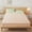 Pink-509, variant on Fitted Sheet Protective Cover For Bed Mattress Pocket Fitted Sheet Winter Warm Breathable Non Slip For Skin Care Bed Sheet Cotton Quilted Fitted Sheet