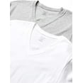 thumbnail image 2 of Calvin Klein Mens Cotton Classics Multipack V Neck T-Shirts Medium 3 White/2 Grey Heather, 2 of 5