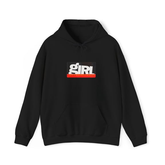 Girl Rising 90s 00s Carroll Howard Skate Vintage Classic Hoodie Print - M / Black
