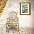 thumbnail image 3 of Ludwig, Alicia 25x32 Gold Ornate Wood Framed with Double Matting Museum Art Print Titled - Noahs Ark II, 3 of 4