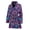 473, variant on Purple Mandala Flower Women Bathrobe One Size Univeral Fits, Bohemian Mandala Yoga Boho Fashion Lightweight Plush Fleece Long Robe For Women