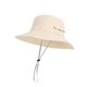 thumbnail image 1 of Sombrero de pescador de ala ancha, ajustable con cordón, resistente al viento y con hebilla, ideal para viajes al aire libre y senderismo, con protección UV., 1 of 8