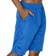 thumbnail image 3 of J. METHOD Men's Basketball Shorts Solid Plain Mesh Regular Fit Comfy Gym Workout Active Pants NEMP26 Royal 3XL, 3 of 5