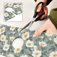 thumbnail image 6 of Yayeee Faucet Mat for Kitchen Sink 14.7" Diatomite Long Splash Guard Pad, Sage Green Flower Pattern, 6 of 7