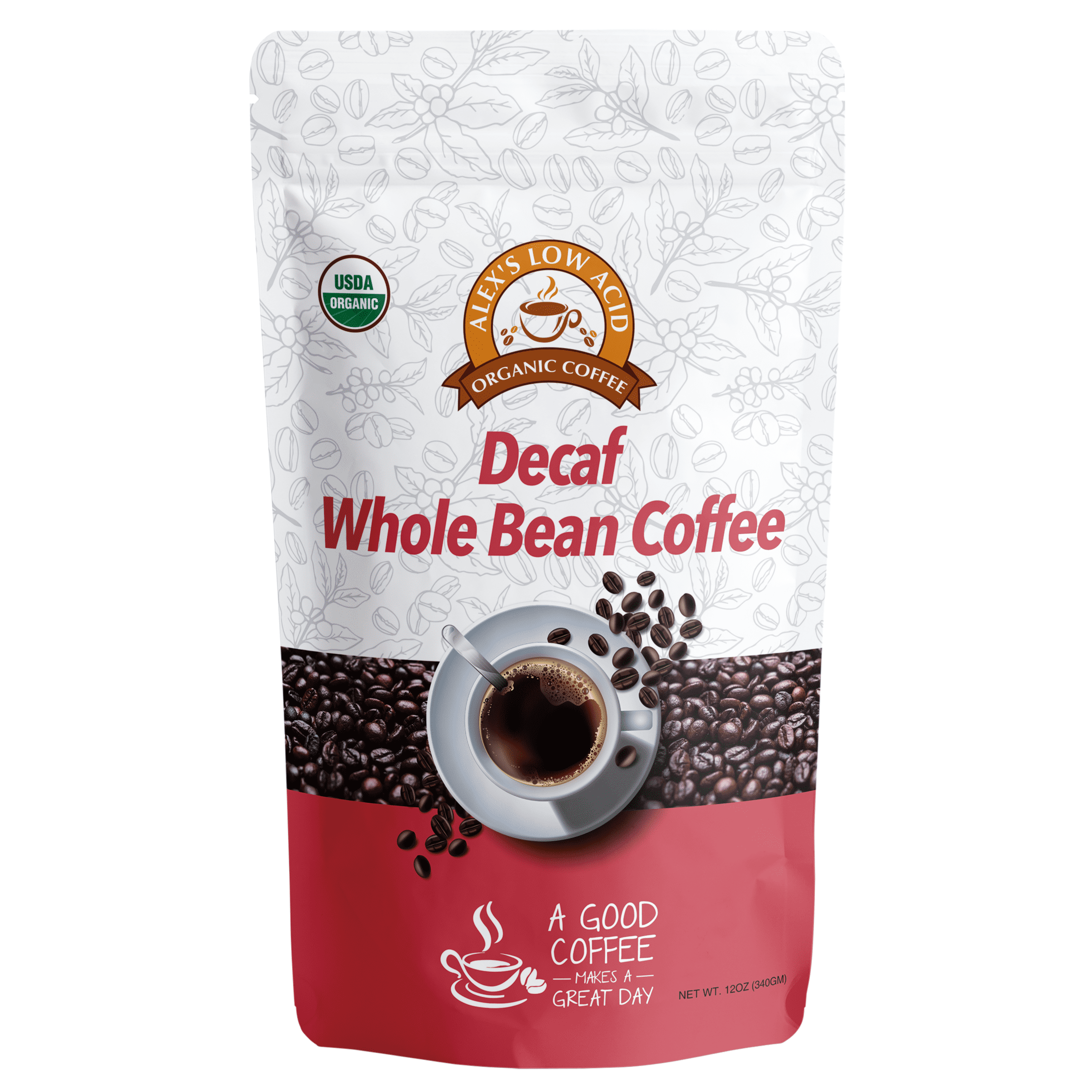 Alex's Low Acid Organic Coffee - Whole Bean Variety Pack (12oz)