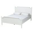 thumbnail image 2 of Baxton Studio Mariana Classic and Traditional White Finished Wood Queen Size Platform Bed, 2 of 9