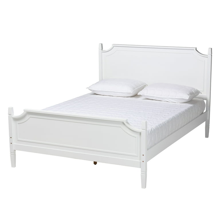 Baxton Studio Mariana Classic and Traditional White Finished Wood Twin Size Platform Bed Baxton Studio Mariana Classic and Traditional White Finished Wood Twin Size Platform Bed