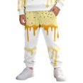 thumbnail image 2 of CONZONE Toddler Boys Sweatpants Ice Cream Graphic Joggers for Boys Elastic Waist Fall Winter Athletic Trousers with Pockets, 2 of 4