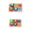 thumbnail image 1 of Tablero de Rompecabezas con Forma de 2 Uds., Juguete de Desarrollo , para Niños, 1 of 9