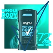 Degree Men Whole Body Deodorant Stick for Men Ocean Rush Scent Aluminum Free, 3 oz