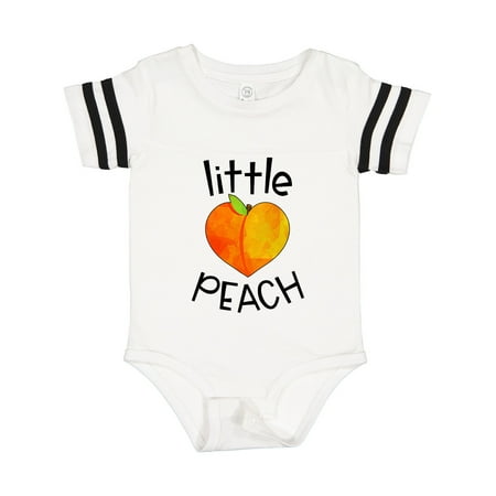 

Inktastic Little Peach Cute Heart Shaped Peach Gift Baby Boy or Baby Girl Bodysuit