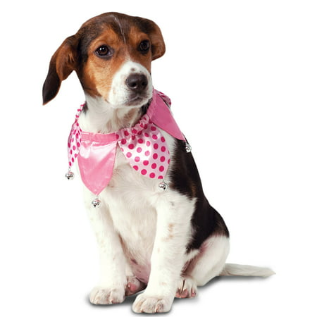 Rubies Costume Pink Jester Collar Dog Costume Medium / Large