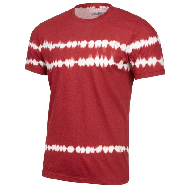 American Rag - Camiseta básica con tinte de corbata para hombre, rojo, XXL American Rag Camiseta básica