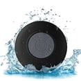 thumbnail image 1 of Bocina Bluetooth Redonda Impermeable Contra Agua Baño Negro, 1 of 3