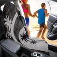 thumbnail image 4 of Binienty Polynesia Palm Tree Car Seat Cover Washable Sweat Towel Sweating Car Seat Cover After Post Workout Gym Running Beach Swimming Pool Universal Auto Accessories, 4 of 8