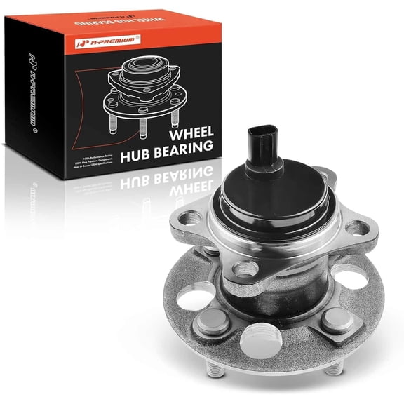 A-Premium Wheel Hub and Bearing Assembly Compatible with Toyota Yaris 2015-2019 Rear Left or Right