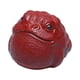 thumbnail image 5 of Estatua de sapo dorado de tres patas para decoración de té, para armario, escritorio y dormitorio. Rojo, 5 of 9