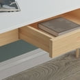 thumbnail image 5 of MONSLIPA Writing Study Table with 2 Drawers, Cumputer Desk for Home Office, White, 39.4"*21.7", 5 of 7
