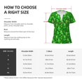 thumbnail image 6 of Wukai St Patrick's Day2 Casual V-Neck Graphic Tees for Women: Lightweight and Breathable Summer Tops with Stylish Design-Small, 6 of 8