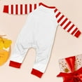 thumbnail image 4 of Onlypjs Family Matching Christmas Pajamas Set – Red & White Striped Santa and Snowman Holiday Sleepwear for Women, Men – Festive Winter Loungewear, 4 of 6