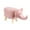 Pink, variant on Animal Footstool, Upholstered Ottoman, Soft Creative Padded Cushion Pouffe Chair Foot Rest for Nursery, Living Room, Playroom Pink