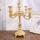 thumbnail image 1 of Candelabro europeo Candelabro Candelabro Adornos Metal Mesa de lujo Centro de mesa para boda Tealight Sala de estar Pilar Velas Decoración 25cmx30.5cm Baoblaze Candelabro, 1 of 8