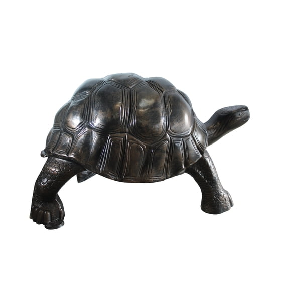 Nifao Giant Walking Tortoise Aluminum Statue for Garden or Décor – Outdoor Garden Decor Sculpture, 49"L x 30"W x 32"H