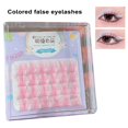thumbnail image 2 of Makeup Lashes Vibrant Colored Fake Eyelashes for Festive Soft and Fluffy Fiber for Halloween Christmas Cosplay 12mm Extensions with Rich Colors, 2 of 4
