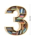 thumbnail image 4 of Adornos navideños, adornos navideños, regalos navideños, adorno colgante para amantes de los libros, adorno de biblioteca, formas digitales, decoración para ratones de biblioteca, adorno acrílico, reg, 4 of 4