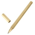 thumbnail image 1 of Bolígrafo de gel Bolígrafo de gel de latón cepillado Bolígrafo para estudiantes Bolígrafo de firma Diseño revolucionario Jadeshay  A, 1 of 8