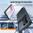 thumbnail image 3 of Oupeigar para Samsung Galaxy A35 5G Funda de Teléfono, Soporte para Tarjetas RFID (4 Tarjetas)&Cubierta de Cámara&Soporte para Mujer Hombres, Funda Billetera a Prueba de Golpes-negro, 3 of 9