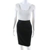 Pre-owned|Escada Margaretha Ley Womens Wool Pencil Skirt Dark Gray Size EU 36 US Small