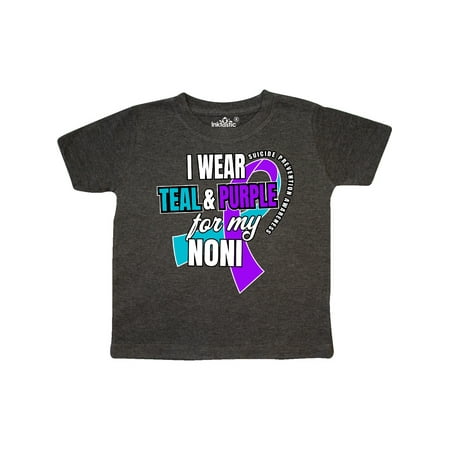 

Inktastic Suicide Prevention I Wear Teal and Purple for My Noni Gift Toddler Boy or Toddler Girl T-Shirt