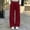 Red, variant on Liuinsasek Women's Winnter Casual Comfortable Outdoor Sports Pants Solid Color High Waisted Loose With Drawstring And Pocket Pants Straight Leg Sweat Pants