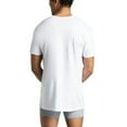 thumbnail image 3 of Fruit of the Loom Men's White V-Neck Undershirts, 6 Pack, 3 of 4