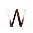 thumbnail image 1 of 2Pcs Letter Ornament Waterproof Removable Silver-plated 3D Mirror Surface Acrylic Decal for Wedding, 1 of 9